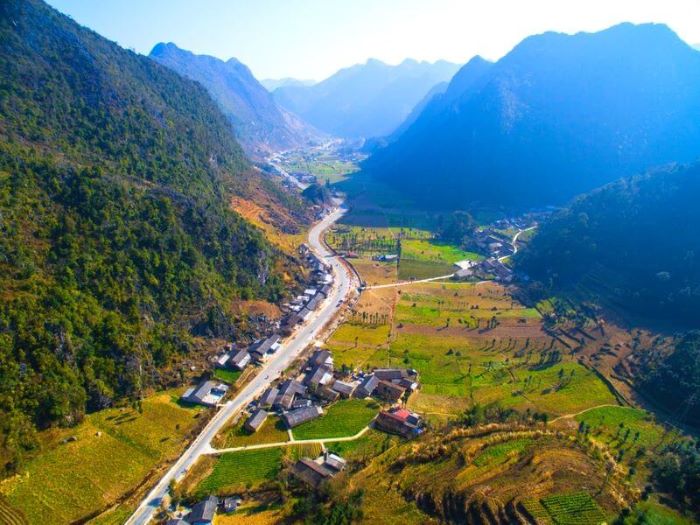 Thung lũng Sủng Là ở Hà Giang.